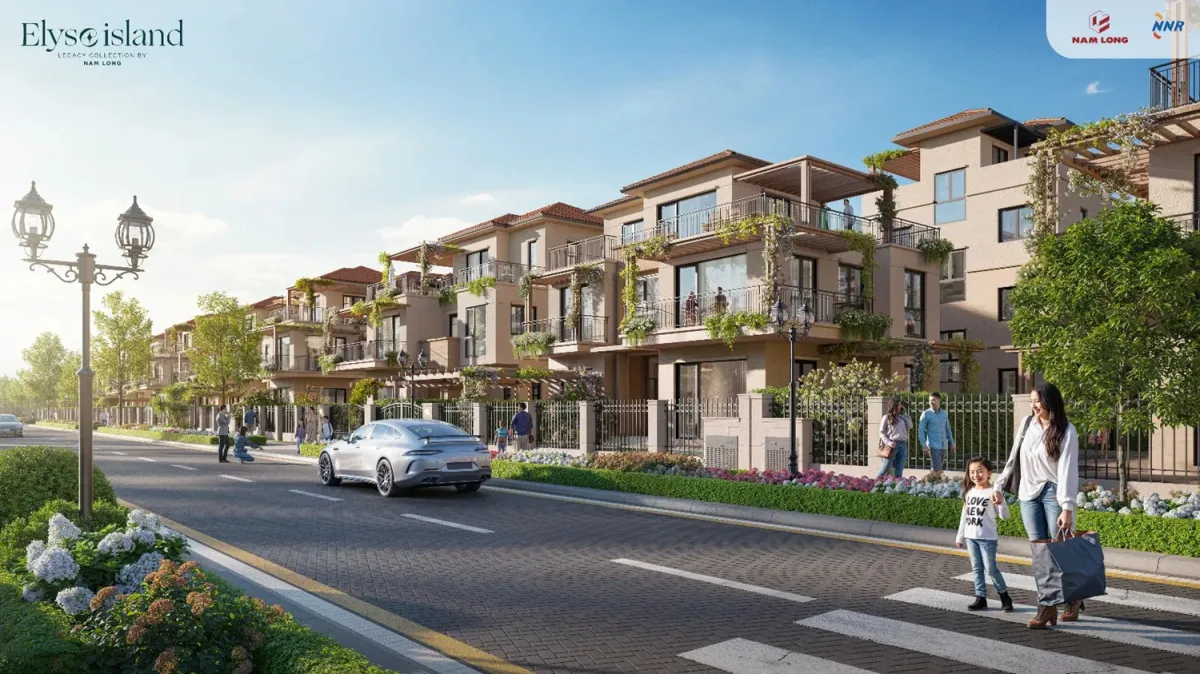 Các mẫu Biệt thự Đơn Lập Sông tại Elyse Island – Grand Villa & Park Villas